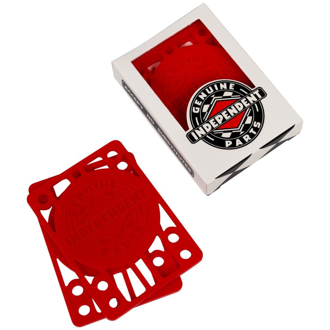 INDY RISERS 1/8IN RED