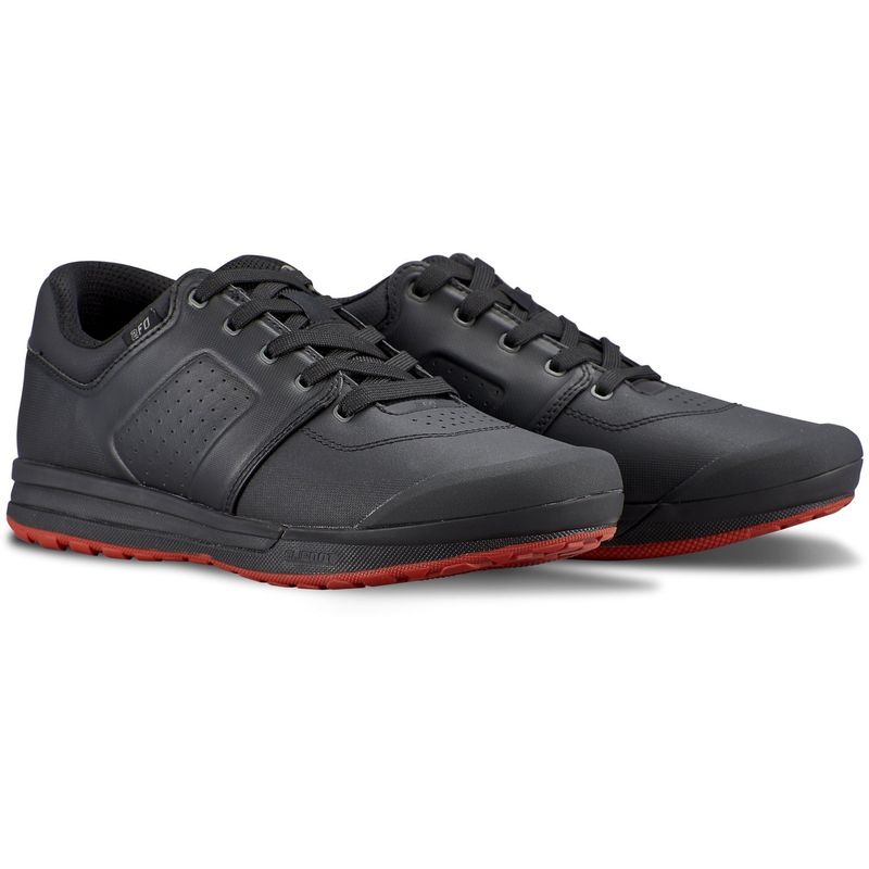 2FO DH CLIP MTB SHOE - Black/Redwood 420