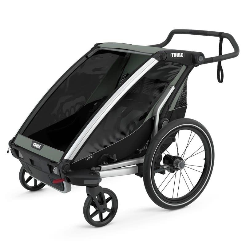 Thule Chariot Lite 2-seat multisport bike trailer -Agave Green