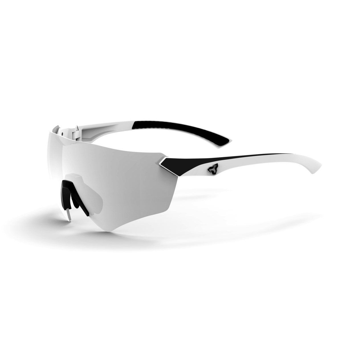 Ryders MAIN POLY WHITE-BLACK / GREY LENS SILVER FM ANTI-FOG