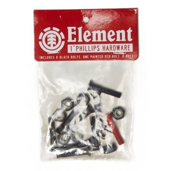 ELEMENT HARDWARE - SINGLE SET (PHILLIPS) (1&quot;)