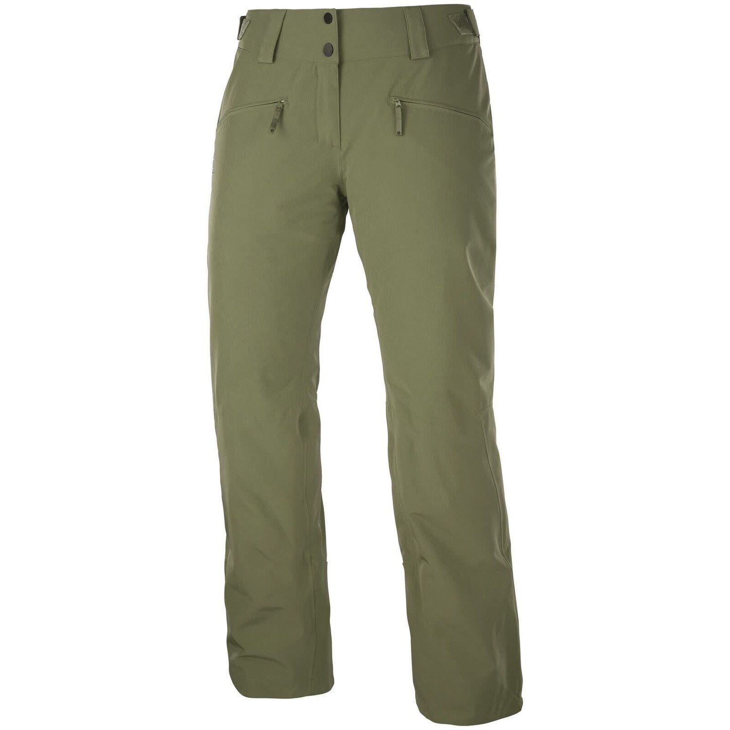 Salomon EDGE PANT Womens Large Olive Night