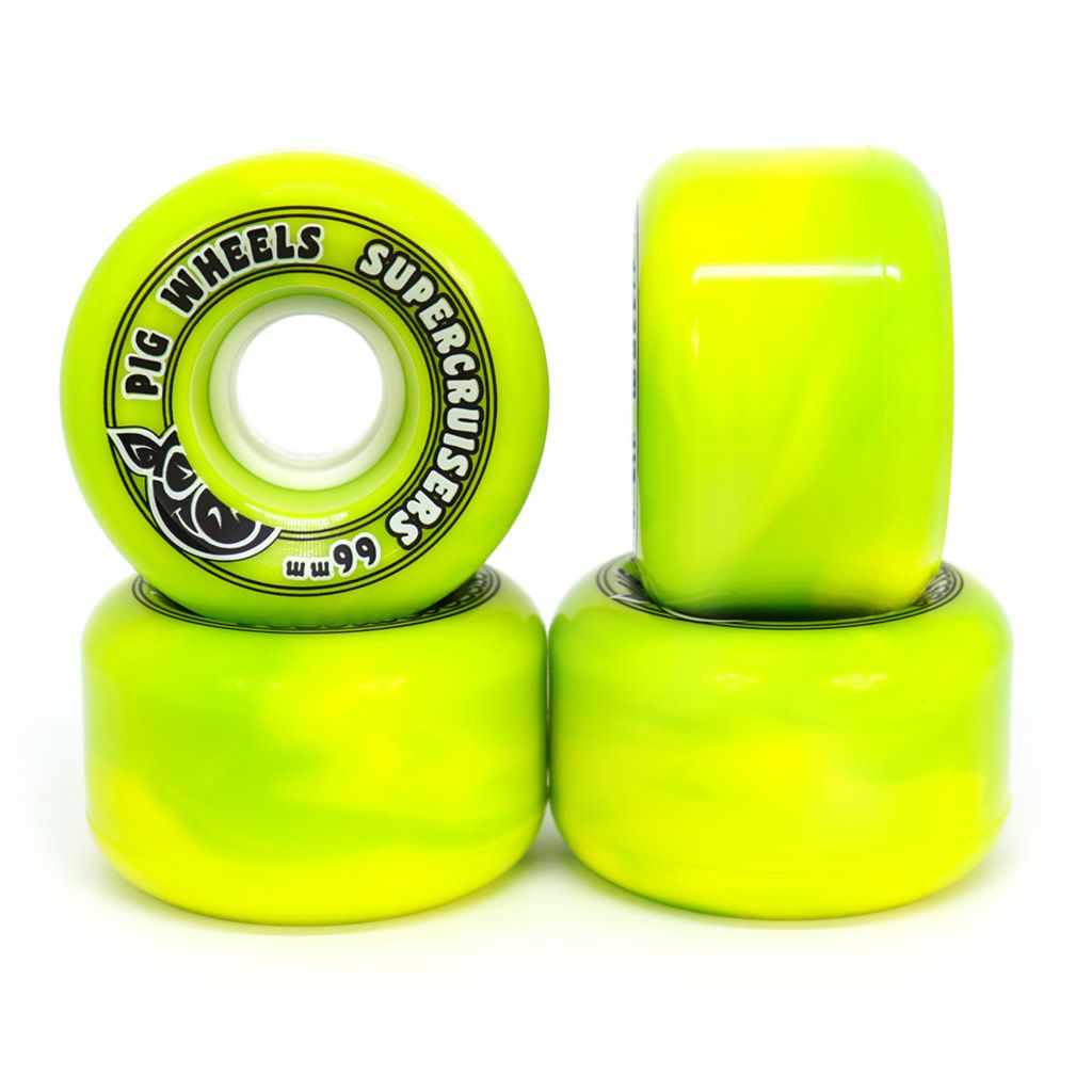 Pig Cruiser Wheels Supercruiser green 66mm