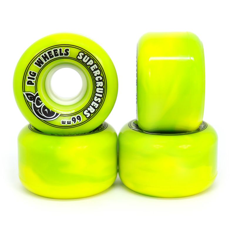 Pig Cruiser Wheels Supercruiser green 66mm