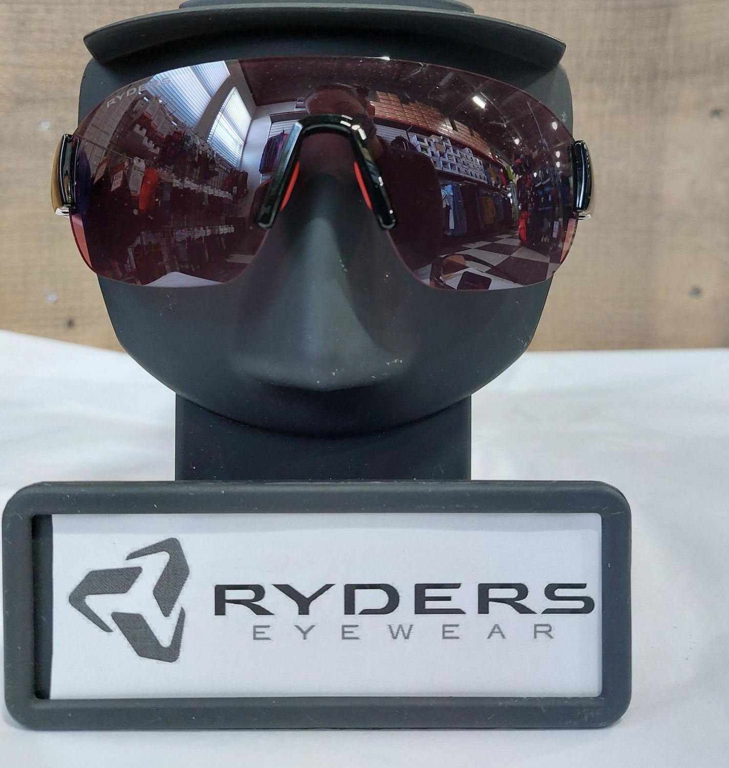 Ryders GRAFTON POLY BLACK-RED / ROSE LENS RED MR
