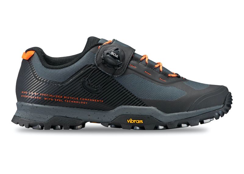 Specialized  Rime 2.0 Hydroguard MTB Shoe 47  Black/Cast Battleship/Blaze