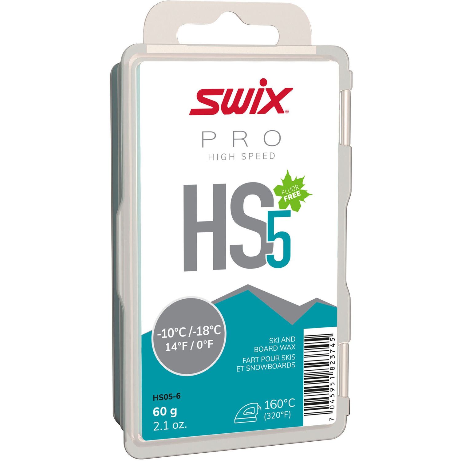 Swix HS5 TURQUOISE -10C/-18C, 60g