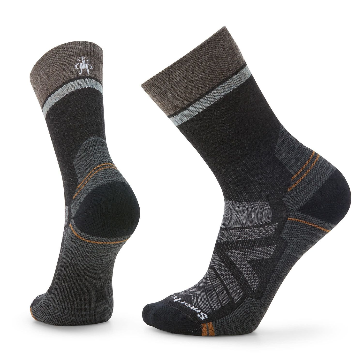 SmartWool Hike Light Cushion Winding Trail Crew Charcoal  Large