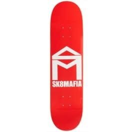 SK8MAFIA DECK HOUSE LOGO RED 8