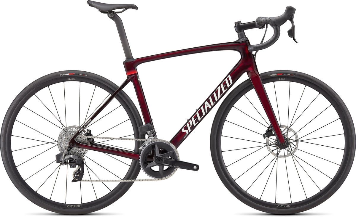 Specialized ROUBAIX COMP 56 SRAM Rival eTap AXS - Red Tint/Metallic White Silver