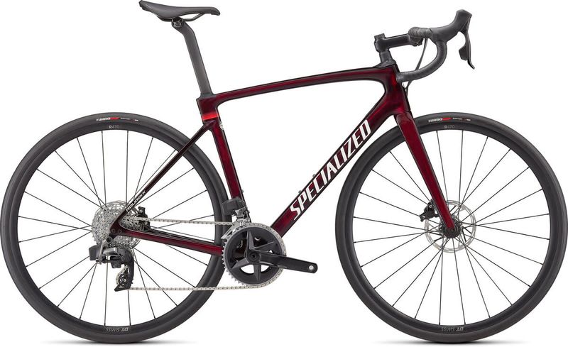 Specialized ROUBAIX COMP 56 SRAM Rival eTap AXS - Red Tint/Metallic White Silver