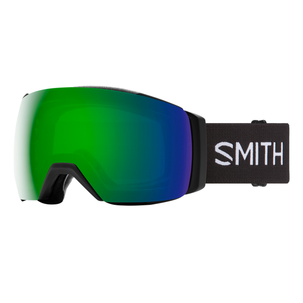 Smith I/O Mag Black w Everyday Green Mirror &amp; Storm Blue Sensor Mirror Lenses