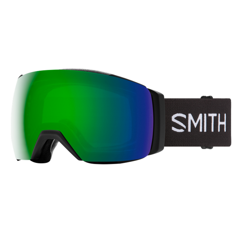 Smith I/O Mag Black w Everyday Green Mirror &amp; Storm Blue Sensor Mirror Lenses