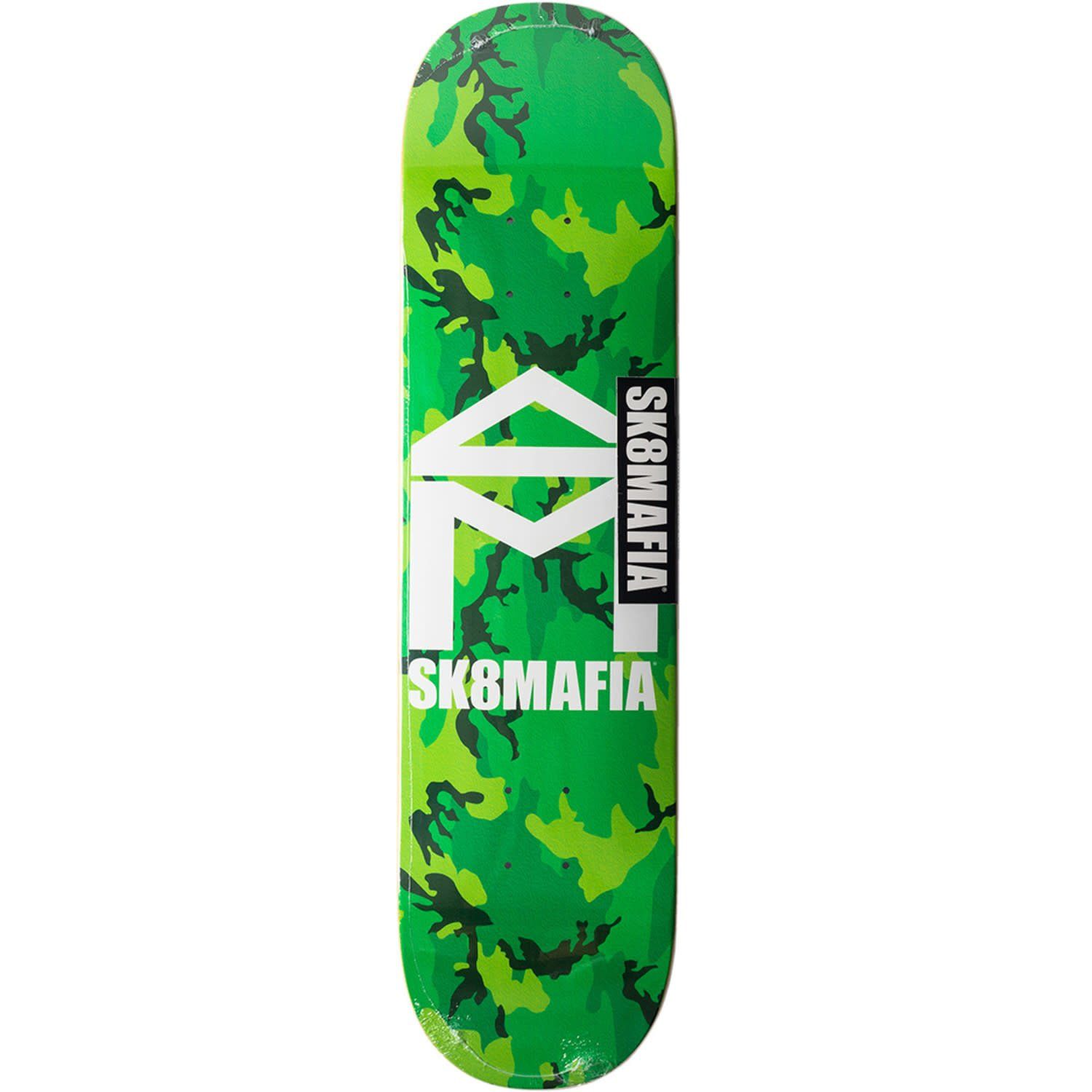 SK8MAFIA DECK SM HOUSE CAMO CLASSIC 8