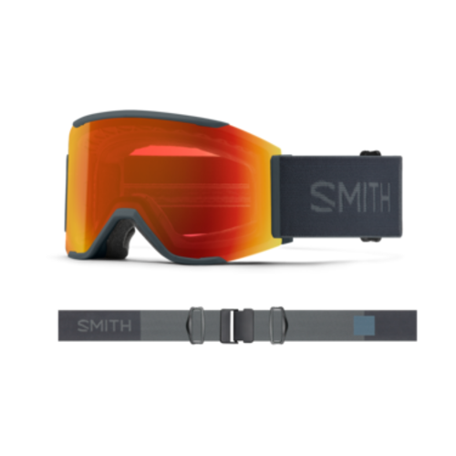 Smith Squad MAG Slate w ChromaPop Everyday Red Mirror &amp; Storm Yellow Flash Lens