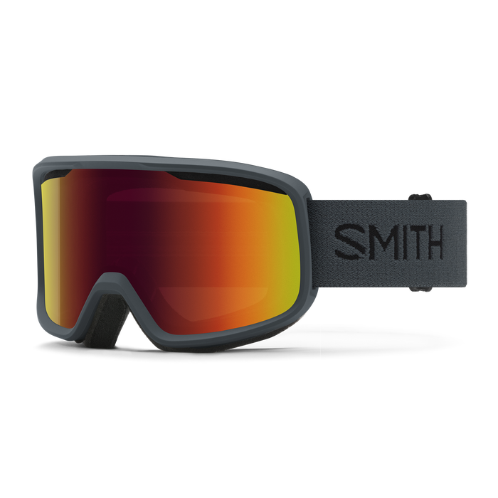 Smith Frontier Slate w Red Sol-X Mirror Lens