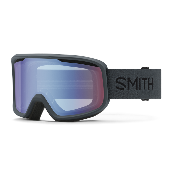 Smith Frontier Slate w Blue Sensor Mirror lens