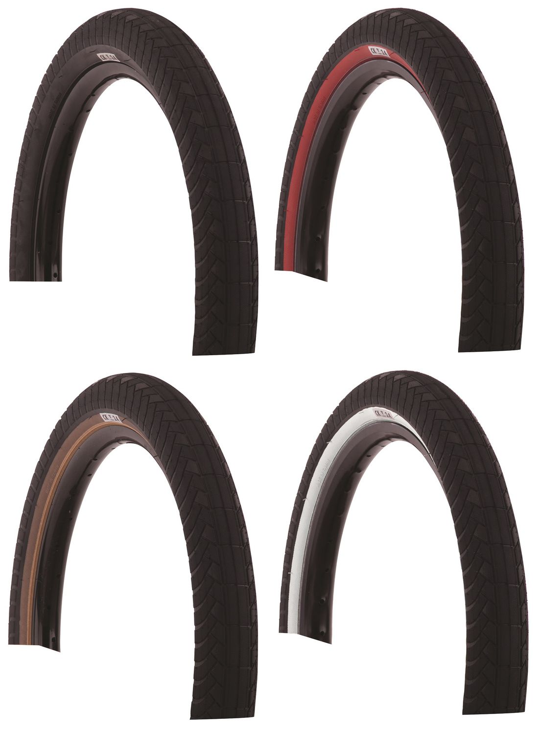 Premium CK Tire 20x2.4W Blk/Red