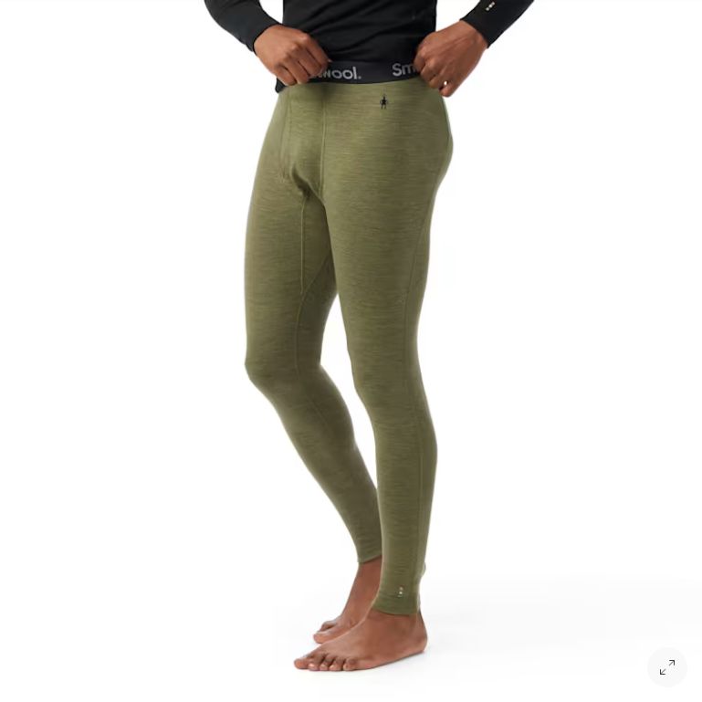 SmartWool Men&#39;s Thermal Base Layer Bottom  XL- WINTER MOSS HEATHER