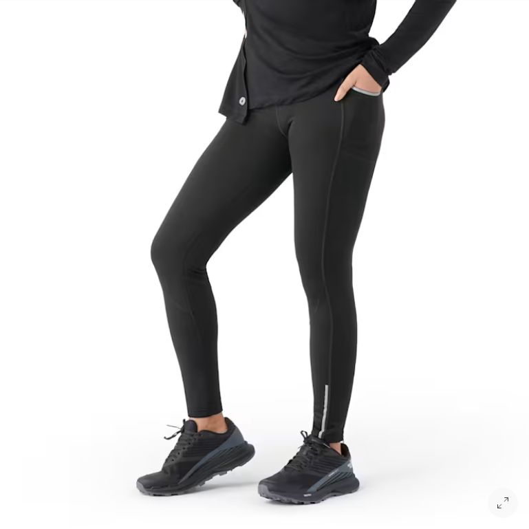 SmartWool Women&#39;s Active Fleece Tight Black -Large