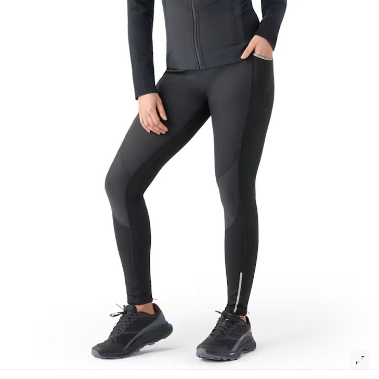 SmartWool Women&#39;s Active Fleece Wind Pant Black -Large