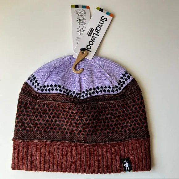 SmartWool Popcorn Cable Beanie -ULTRA VIOLET