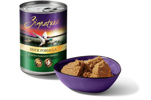 Zignature Canned Dog Food Duck