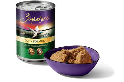 Zignature Canned Dog Food Duck