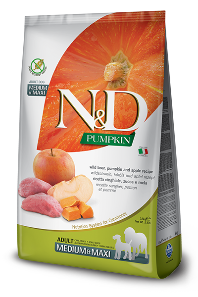 N&amp;D Pumpkin GF Dog Food Boar &amp; Apple 26.4 lbs