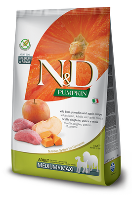 N&amp;D Pumpkin GF Dog Food Boar &amp; Apple 26.4 lbs
