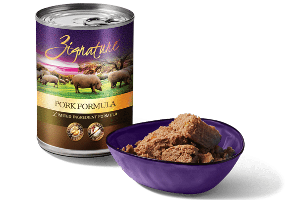 Zignature Canned Dog Food Pork
