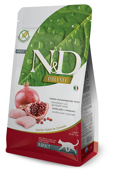 N&amp;D GF Prime Adult Cat Food Chicken &amp; Pomegranate 11 lbs