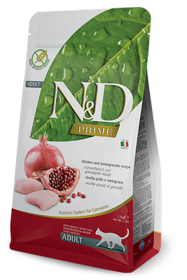 N&amp;D GF Prime Adult Cat Food Chicken &amp; Pomegranate 11 lbs