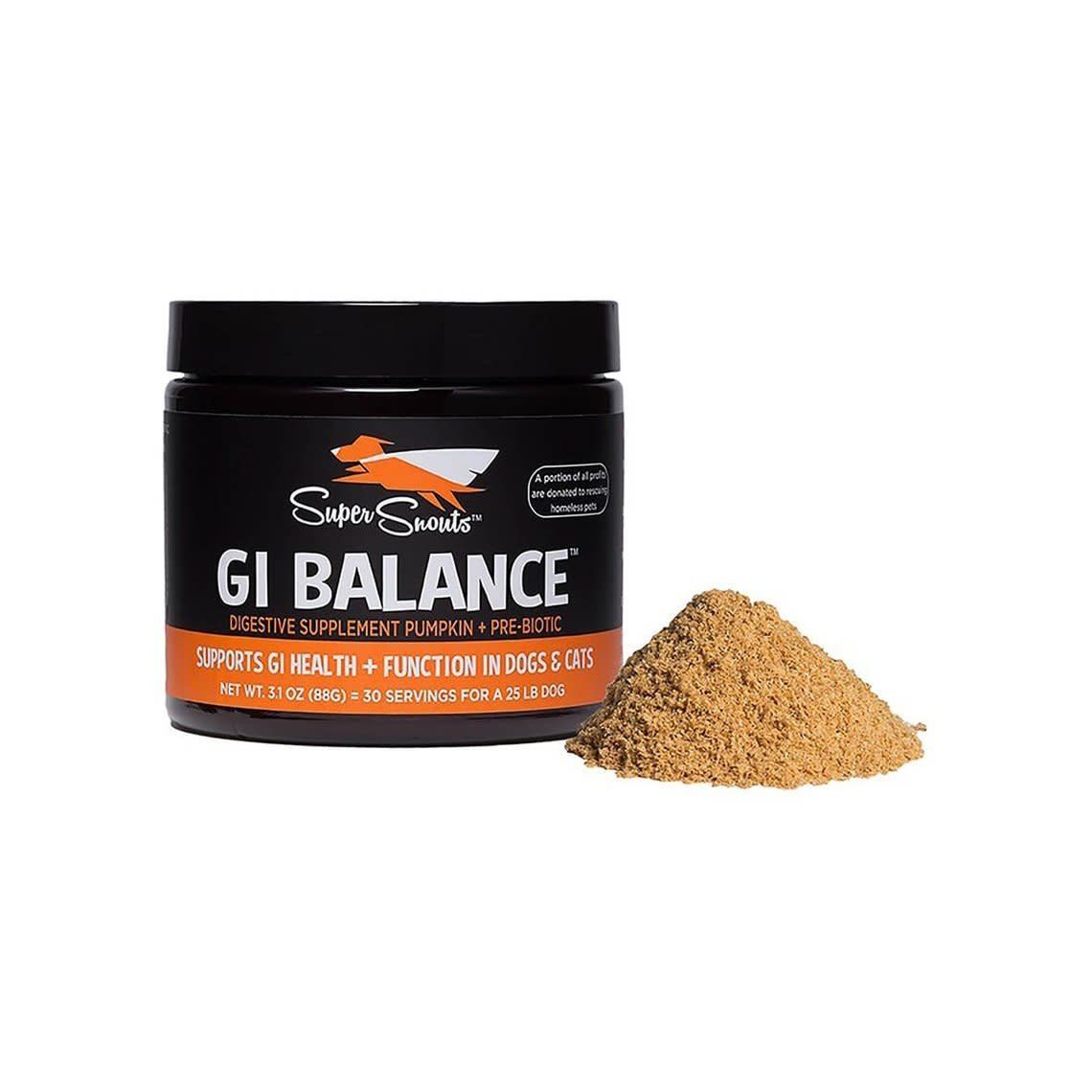 Super Snouts G.I. Balance w/ Inulin, Fennel &amp; Ginger Digestive Support - 88g
