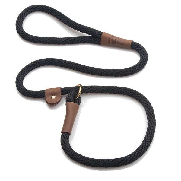 Mendota Pet Slip Lead 1/2&quot; Black 6 ft