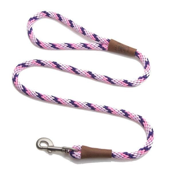 Mendota Pet 1/2&quot; Snap Lead Tri-Color Lilac 6 ft