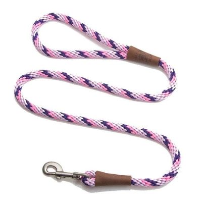 Mendota Pet 1/2&quot; Snap Lead Tri-Color Lilac 6 ft