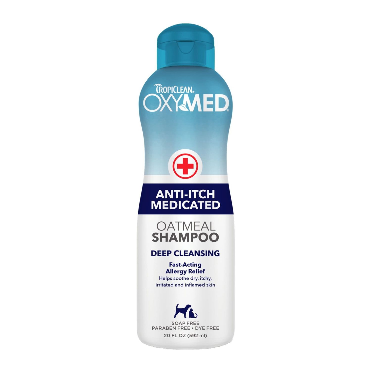 Tropiclean OxyMed Medicated Oatmeal Shampoo - 20oz.
