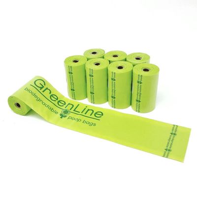 GreenLine Biodegradable Poop Bags - 8 Roll Pack
