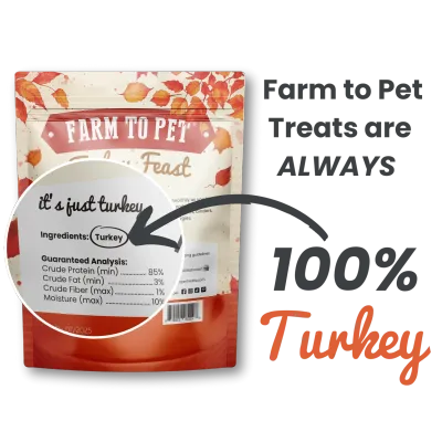 Farm To Pet Holiday Turkey Chips 12 oz.