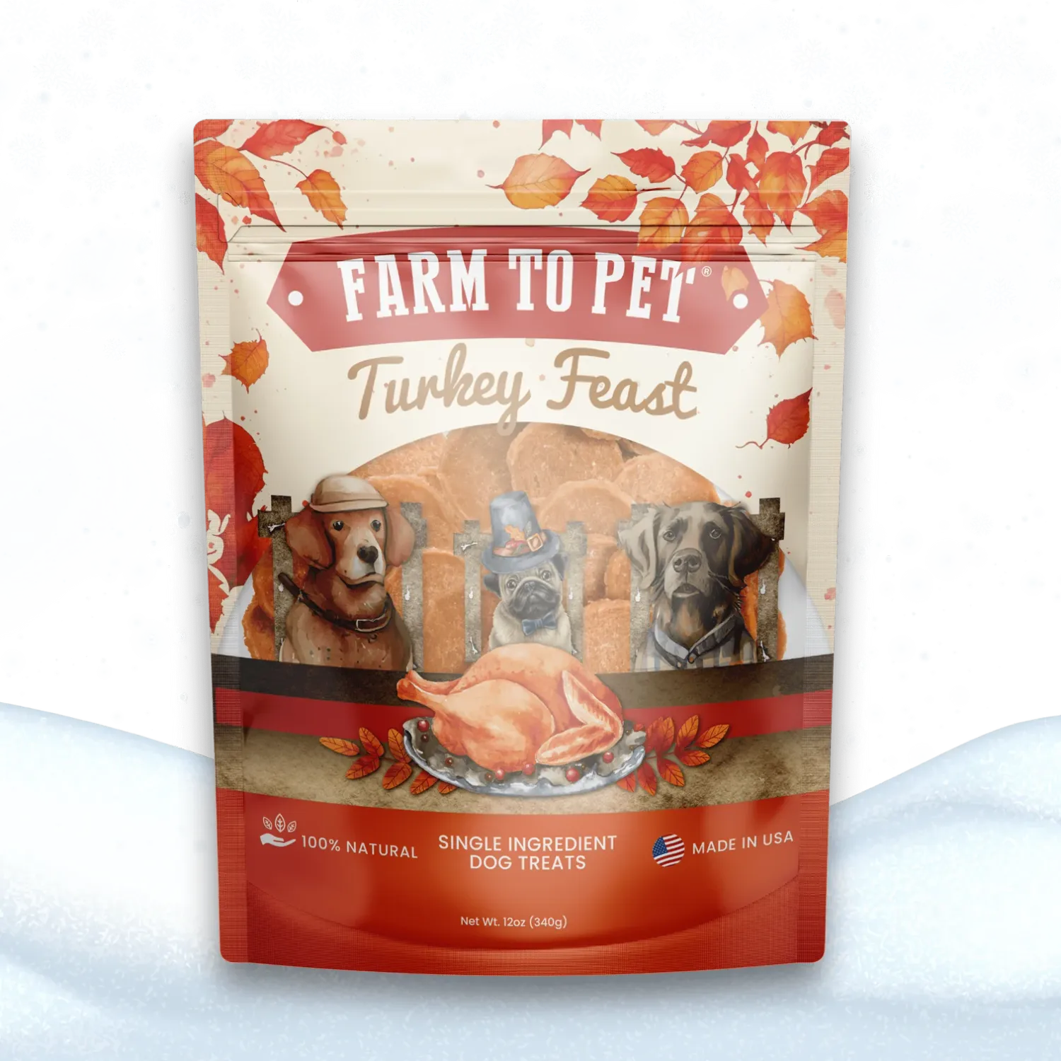 Farm To Pet Holiday Turkey Chips