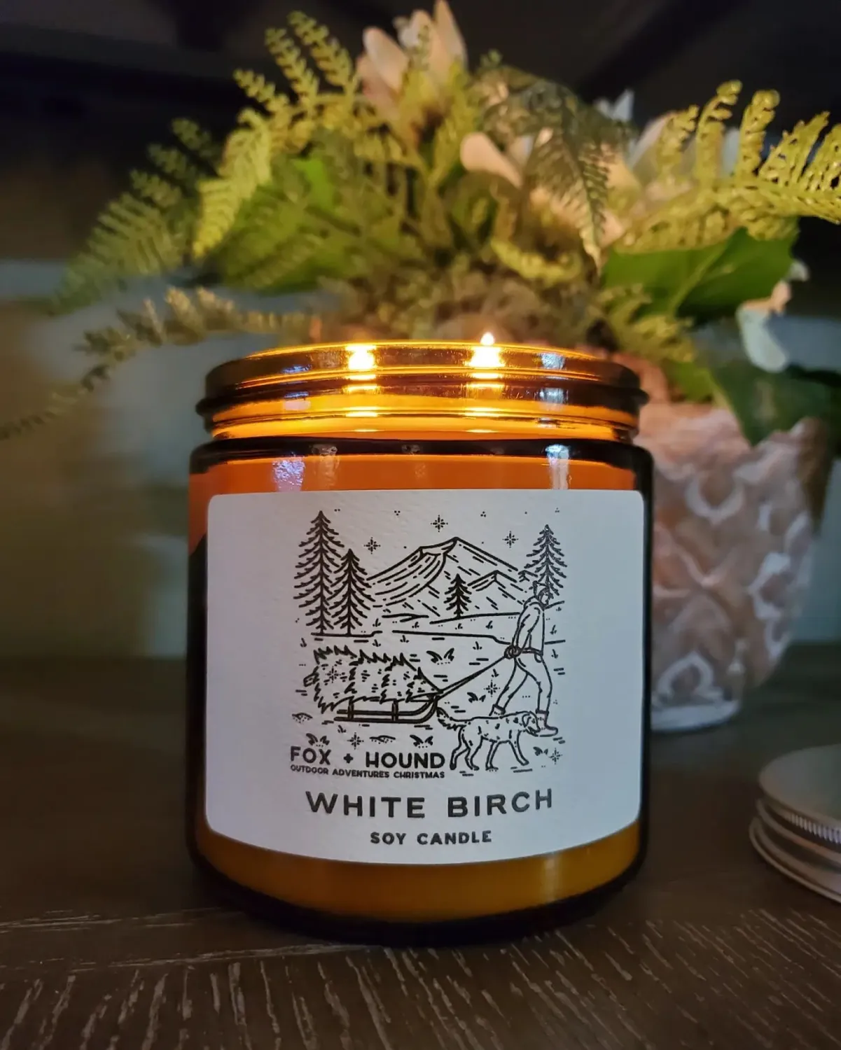 K9 White Birch Christmas Odor- Eliminator Soy Candle