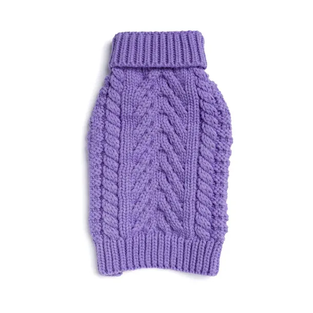 Fabdog Super Chunky Dog Sweater Lilac