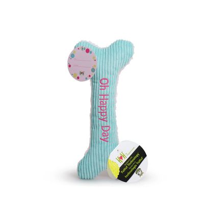 Hugglehounds Dog Birthday Happy Day Bone 12"