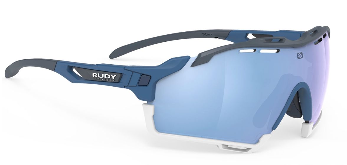 Lentes Rudy Project Cutline azul blanco