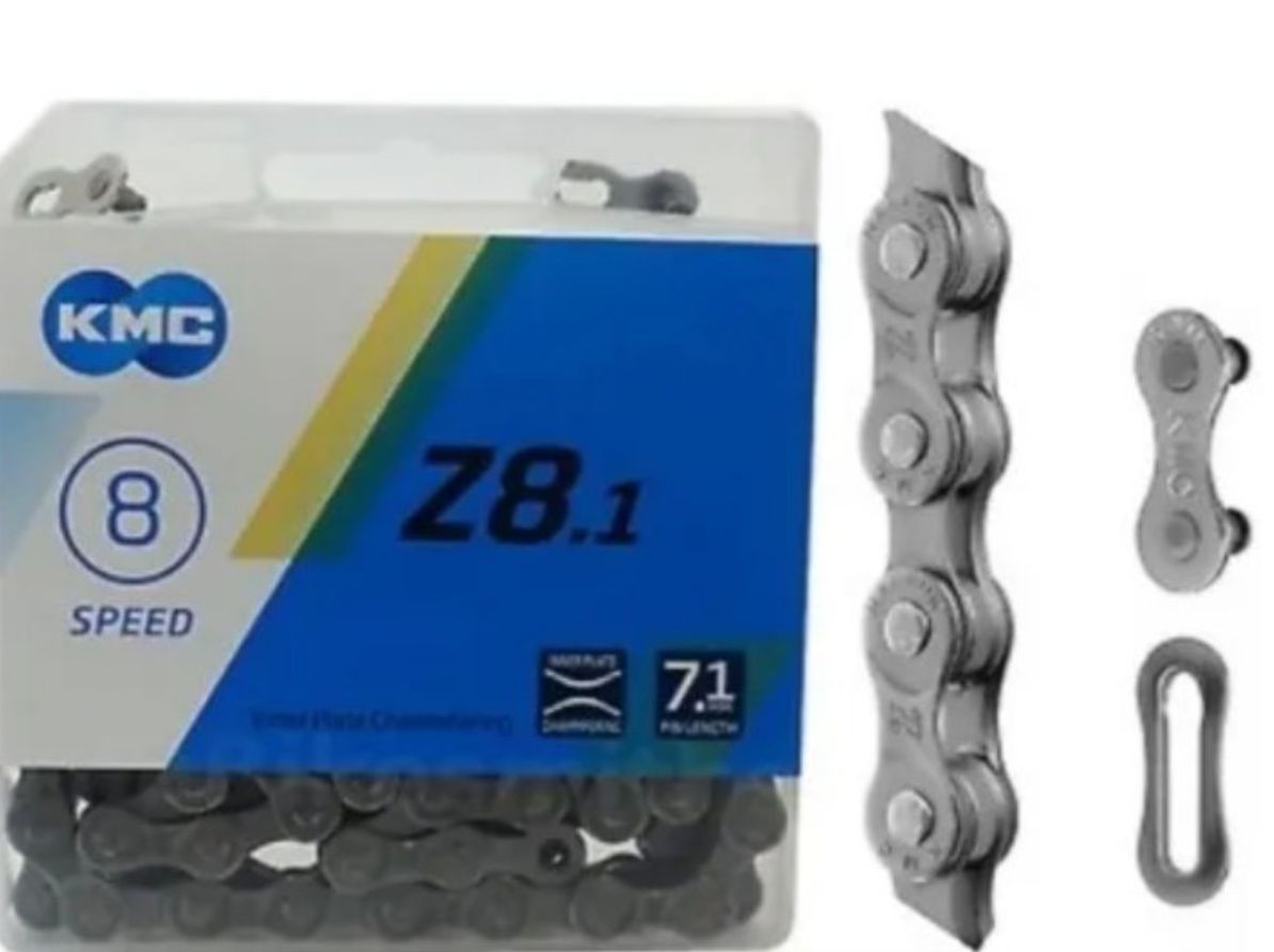 Cadena KMC Z8.1 plata 8v 116L