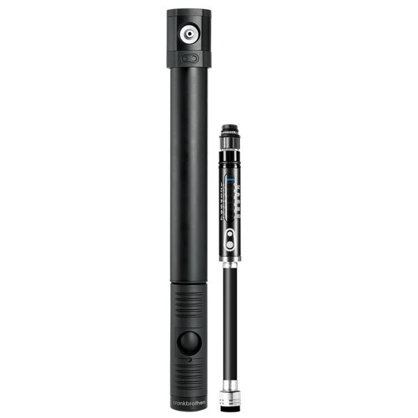 Bomba de mano Crank Brothers Clik Gauge Midnight