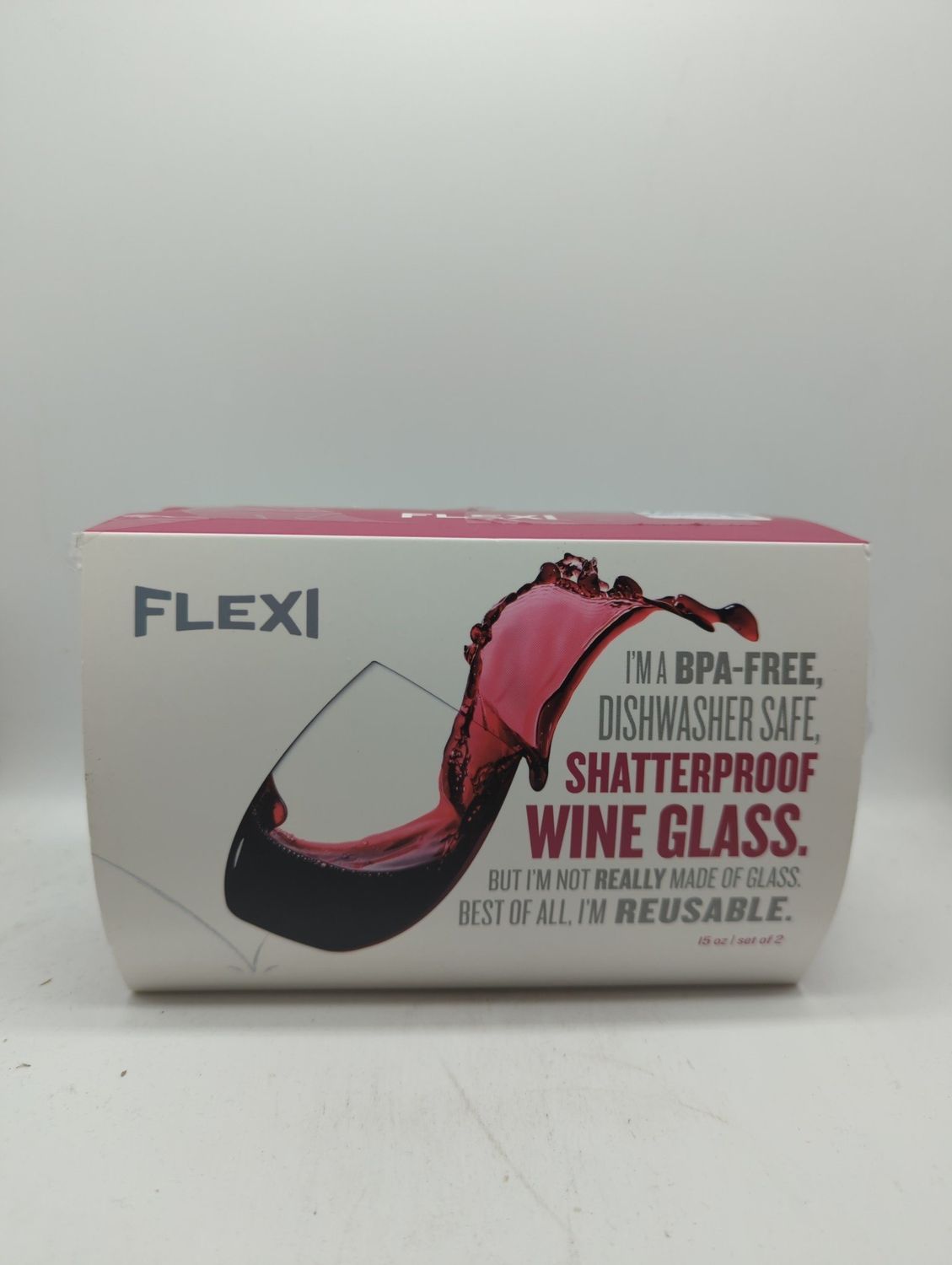 TRUE FLEXI STEMLESS WINE GLASS 2-PACK
