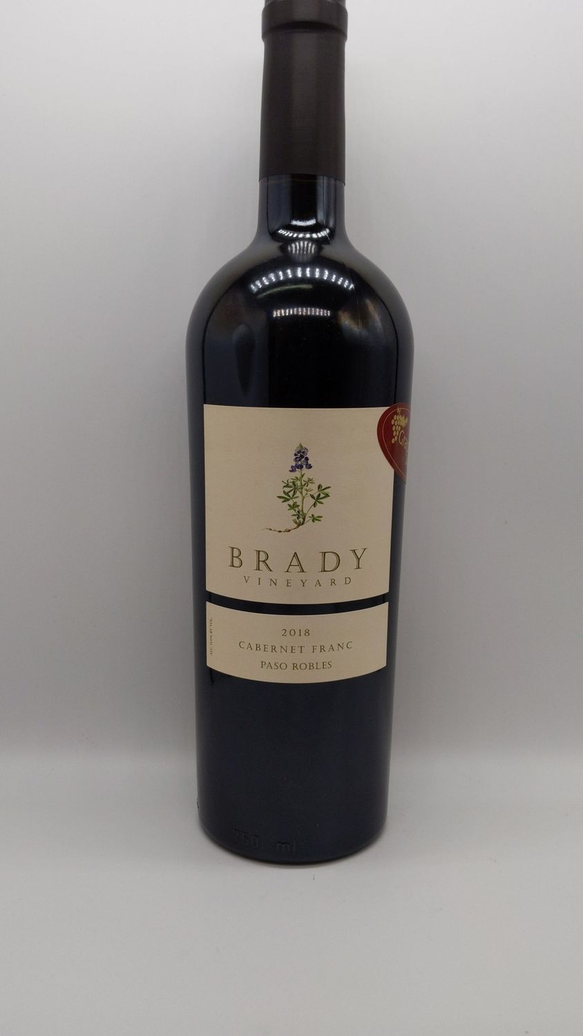 2019 BRADY VINEYARDS CABERNET FRANC 750ml