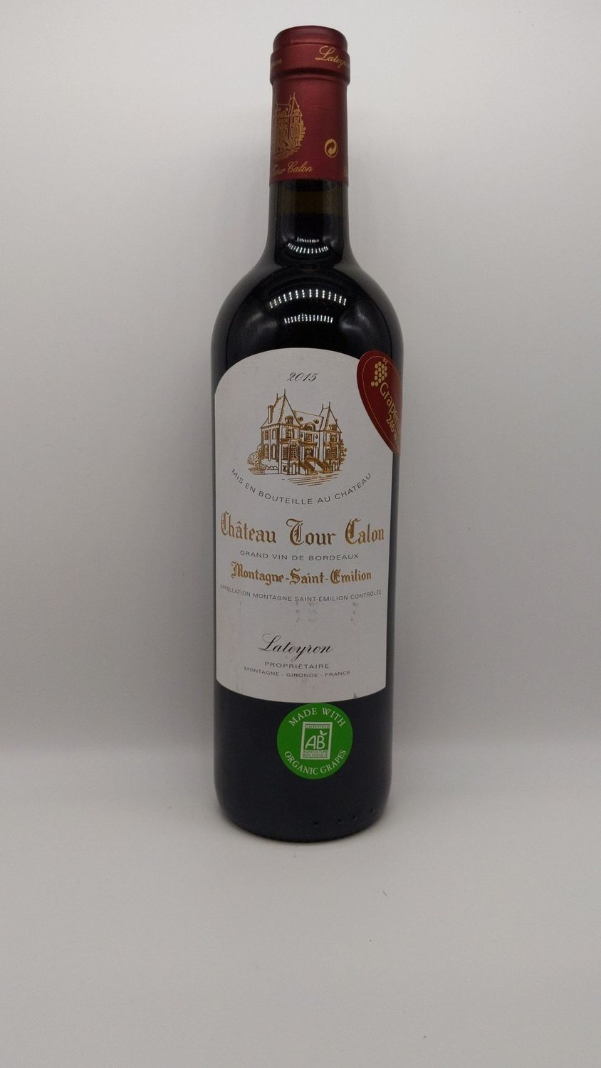2015 CHATEAU TOUR CALON ST EMILION ROUGE 750